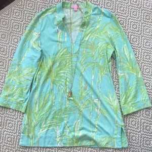 Lilly Pulitzer stretch cotton tunic size xs